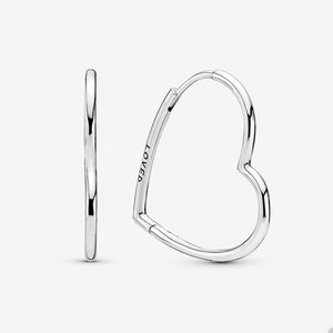 Big Heart Hoop Boucles d'oreilles pour Pandora Authentique Sterling Silver Wedding Party Designer Boucles D'oreilles Ensemble Pour Femmes Petite Amie Cadeau Boucle D'oreille De Luxe avec Boîte D'origine