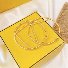 Große Creolen Designer Gold Ohrring Dimond Mode Buchstaben Ohrstecker Für Frauen Liebhaber Luxus Schmuck Creolen Ohrring F Box227d