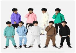 Big Kids Boys Noël 2pcs Costumes de sport Ensembles de vêtements Survêtements à capuche à capuche Pullpants tenues enfants designer Mode S63036316