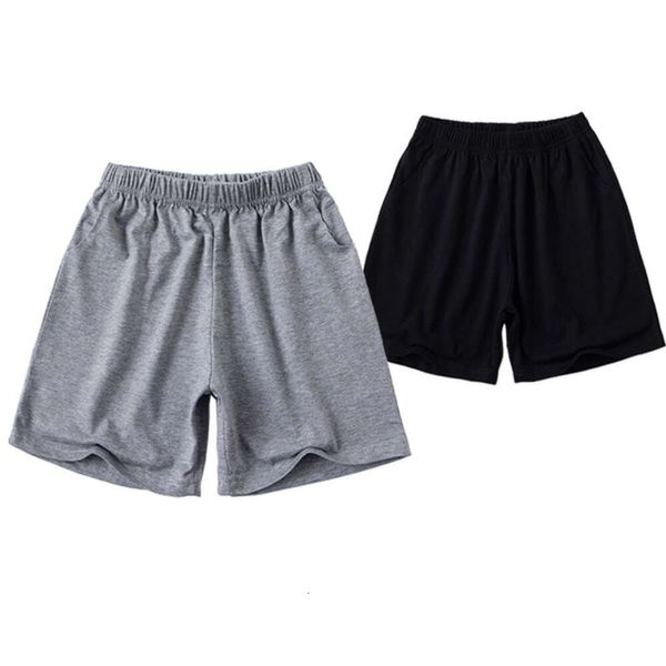 Big Kids Shorts en gros 3-12t enfants garçons décontractés courte Pamas classiques trois couleurs noir blanc gris scolaire girls pantalons de survêtement l2405