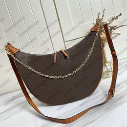 Big Loop Hobo Bag M46311 GM MM Damesontwerper Marel Vintage Half Moon Chains Luxurys Monogrammen Reverse Crossbody Schoudertassen Dames