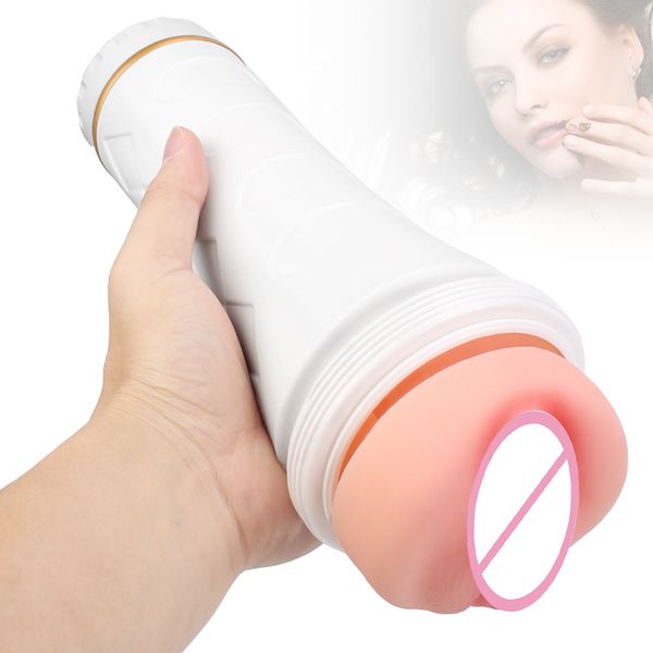 Grand mâle Masturbation tasse vagin vraie chatte pompe à pénis sexy lampe de poche forme érotique sexy jouets pour hommes produits pour adultes