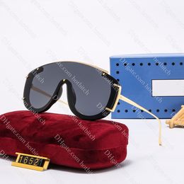 Grande máscara estilo óculos de sol para mulheres designer masculino óculos de sol moda proteção uv óculos de sol na moda com caixa