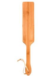 Gran paleta de azotes de madera de bambú natural aplaudir bofetada pat batir látigo latigazo culo juguete sexual para hombres adultos mujeres pareja SM juego C1814056476