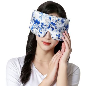 Big Natural Silk Eye Mask Eyemask Silk Eyepatch voor reizen