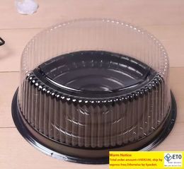 Big Round Cake Box 8 inch kaasdoos doorzichtige plastic cake container feestje bruidstaarthouder