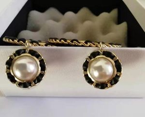 Grandes boucles d'oreilles pendantes rondes pour femmes fête mariage amoureux cadeau bijoux de mode avec sac en flanelle