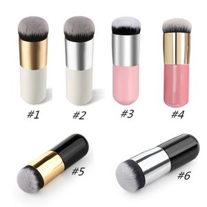 Brochas de maquillaje de cabeza redonda grande, base regordeta, polvo facial, crema BB, colorete, brocha de maquillaje cosmética