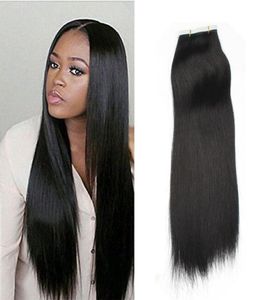 Extensions de cheveux humains remy Big Seal 20 pièces trame de peau PU bande droite soyeuse dans les extensions de cheveux indiens Remy multi color4917568