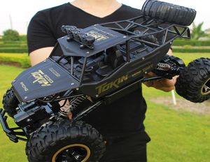 Big SIZE 112 4WD RC CARS MISE À JOUR Version 24G Radio Control Toys Buggy High Speed Trucks Tamis Offroad Toys for Children Y200313268815