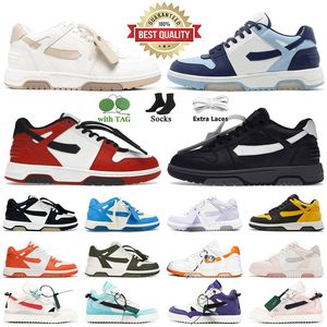 Off-White Out Of Office Calf Leather off whitesneakers Designer  Casual Shoes Running Trainers White Black Navy Blue Olive whiteshoes Vintage Distressed Sports trainers【code ：L】