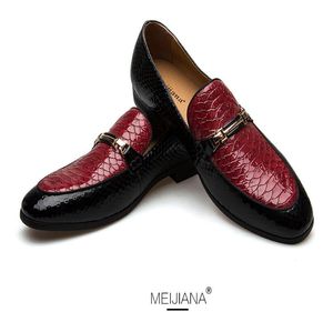 Big Size 38-46 lente en herfst mode heren casual schoenen handgemaakte lederen mannen loafers merk schoenen mannen zwarte schoenen