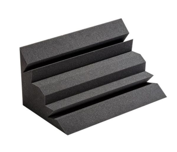 grande taille 4pcs 50x30x30cm mousse de mousse acoustique Studio Studio Inonofing Corner Mur utilisé pour l'amortissement et l'absorption de basse fréquence S1085774