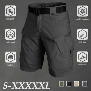 Big Size 5XL Klassieke Tactische Shorts Mannen Outdoor Waterdichte Militaire Camouflage Multi-Pocket Mens Swat Cargo 210714