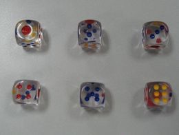 Grande taille 6 faces dés Transparent 20mm acrylique clair dés cristal Boson jeu à boire dés bon prix haute qualité # N17