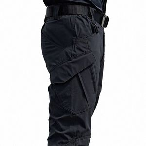 Grande taille 6XL Pantalons tactiques hommes militaires imperméables résistants à l'usure Cargo Army Pantalons extérieurs multi-poches Combat Work Joggers P5Ib #