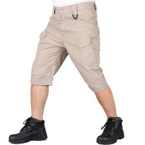 Grande Taille 6XL Tactique Shorts Hommes Multi-poches Camouflage Imperméable Militaire Shorts Mâle Sports de Plein Air Cargo Shorts Hommes Jogger X0705