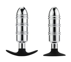 Big Size Anale Plug Prostaat Massage Metalen Anale Kralen Lange Butt Plug Speeltjes voor Vrouwen Mannen Erotische Volwassen Producten7002770