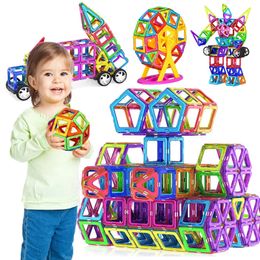 Boules Magnétiques 1000 Pièces Grande Taille et Mini Taille Magnétique Designer Aimant Blocs de Construction Accessoires Constructeur Éducatif Jouets Pour Enfants