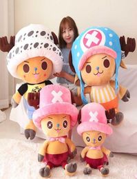 Big Size Anime One Piece Chopper Pluche Gevulde Pop Speelgoed Kawaii Leuke Mooie Zachte Knuffels Kinderen Kussen Verjaardagscadeau G0919651031