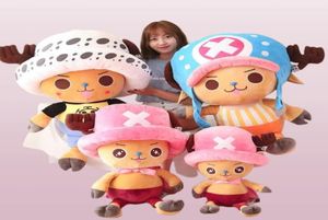 Big Size anime One Piece Chopper Plush Gevulde poppen speelgoed Kawaii Leuk mooie zachte knuffels Kids kussen cadeau Verjaardag G0917687305