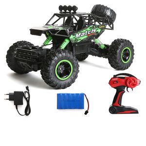 Big Size Boys Car Toys RC Auto 4WD 2.4GHz Klimmen Auto 4x4 Double Motors Foot Afstandsbediening Model Off-Road Vehicle Toy Cars