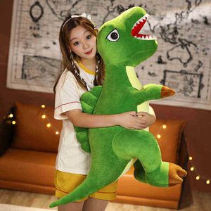 Big Size Dinosaur Plush Pillow Toys Cartoon Spinosaur Dino -poppen Gevuld Soft Animal Toy Creative Xmas Cadeau voor babykinderen J220729