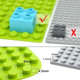Duploes de grande taille Blocs de construction Ville en vrac coloré grande particule 2x2 2x4 pièces assemblées briques minces compatibles GRAND CADEAU jouet