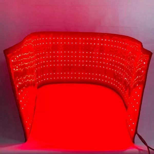 Gran tamaño todo el cuerpo rojo luz roja Photon Led envoltura manta terapia de luz infrarroja para alivio terapia de dolor de espalda