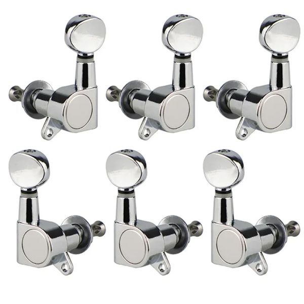 Big Square Scellée Guitar Tuning Pegs Keys Taillers Machine Heads for Electric Guitar Black / Gold / Chrome