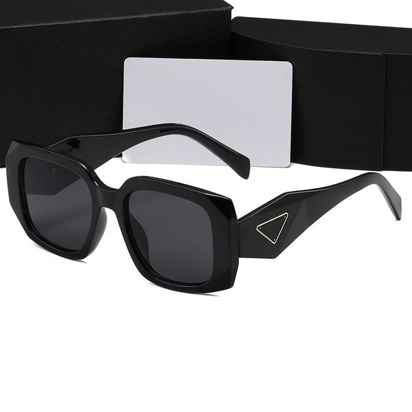 Gafas de sol cuadradas grandes 2023 Gafas de sol de diseñador Gafas de playa Gafas de sol Marco de moda Hombre negro Mujer Anteojos Opcionales Gafas vintage con paquete