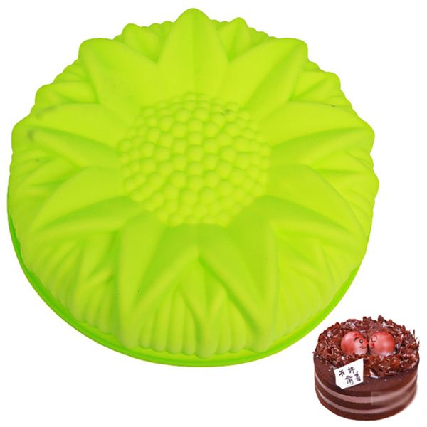 Moule à gâteau en silicone grand tournesol