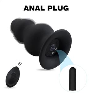 Gros Plug Anal vibrant bout à bout unisexe énorme godemichet Anal jouets sexuels pour femmes hommes imperméable épais bouchon en peluche produit 240117