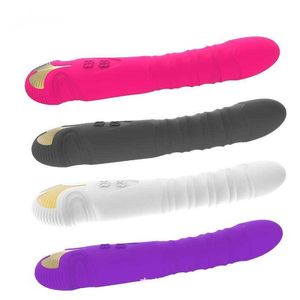 Grote vibrator Seksspeeltje Speelgoedproducten Dameskanonmachine Automatische plug-in Massage met variabele frequentie Vibrerende staaf Vibrators met schroefdraad voor vrouwen 231129