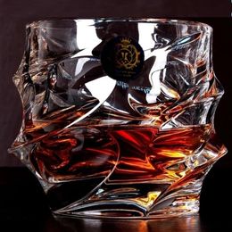 Gran Whisky Copa de vino Copas de cristal de plomo Copa de cerveza de alta capacidad Bar el Drinkware Marca Vaso Copos Y200107285J