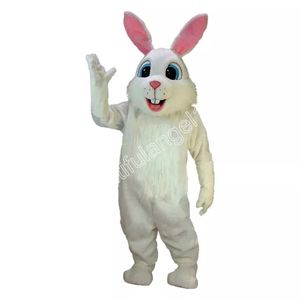 Grand lapin blanc mascotte Costume dessin animé personnage tenue Costume Halloween fête en plein air carnaval Festival déguisement pour hommes femmes