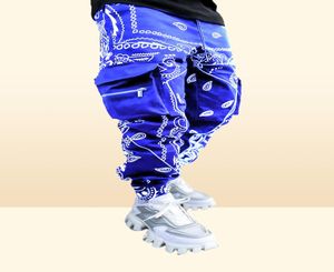 Big yards Pantalons de fret Men039s Imprimez lâches Jogging masculin confortable Pantalons de survêtement empilés hommes Hip Hop Streetwear S5xl4852286