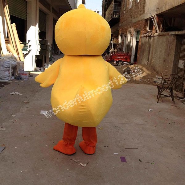 Costumes de mascotte de gros canard en caoutchouc jaune Carnaval Hallowen Cadeaux Unisexe Adultes Fantaisie Jeux de fête Tenue Vacances Publicité extérieure Tenue Costume