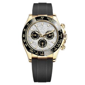 Bigseller horloge -men's automatische mechanische horloge 41 mm roestvrij staal drie ogen saffier waterdichte horloge 275G