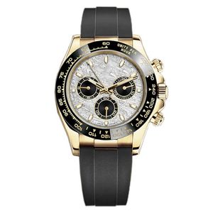 Bigseller horloge -men's automatische mechanische horloge 41 mm roestvrij staal drie ogen saffier waterdichte horloge 269E