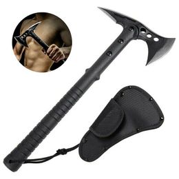 Bijl Axe táctico al aire libre Herramienta múltiple Equipo de emergencia Axe Turista Survival Axe Outdoor Portable Tomahawk Wild Camping Hatchet