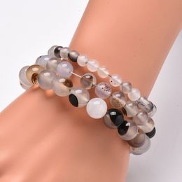 Bijoux de Mode Armband en Agaat Noir Giet Hommes et Femmes, Chaîne à la Bague Unieke en Cristal S925, Achat en Argent, SpecialBracelets et Bangl