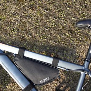 Fietsen accessoires fietszak mtb voorbuis frame frame tas waterdicht fietsen mountain bike gereedschap zakje telefoonhouder fiets driehoekszak