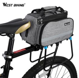 Bolsa de bicicleta Ciclismo Cycling Pannier Almando de almacenamiento Certera de montaña Road Bicycle Bolsos de bolsillo trasero Bolsas de maletero25860828442789