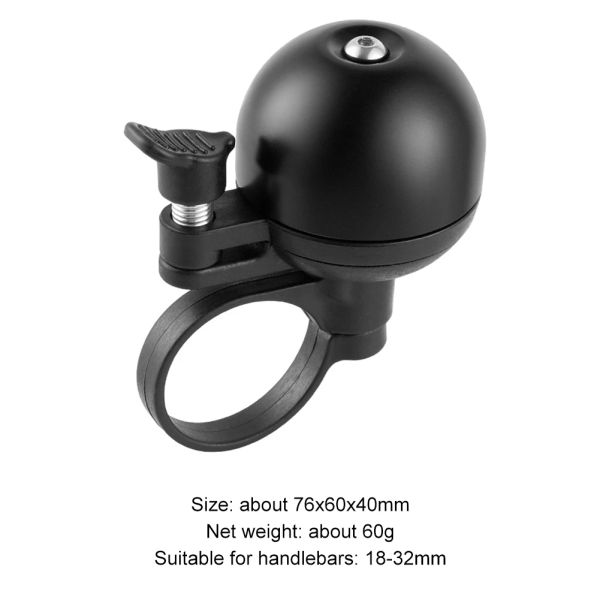 Campanilla de bicicleta para avión de aluminio Aleación Bike Bell Monte GPS Racker Anti-theft Cycling Bell anillo de alarma de sonido de sonido fuerte