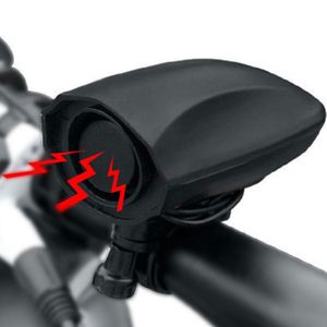 Bells de vélo Electronic Imperproofr Wicycle Bike Horn pour adultes Propulsé à la batterie de vélos noire à base de 126db avec une seule touche