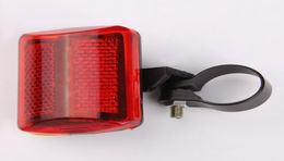 Feu arrière de vélo à 5 LED, lumière rouge, clignotant d'avertissement de sécurité pour vtt, sans batterie, 5049506