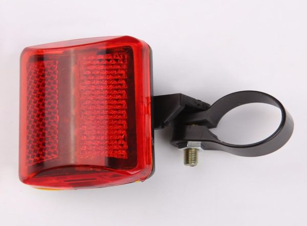 Vélo vélo 5 LED ARRIÈRE LAT ARRIÈRE LUTÉRIEUR ROUGE VILLE MTB Sécurité de vélo avertissement des lumières clignotantes sans batterie7415858