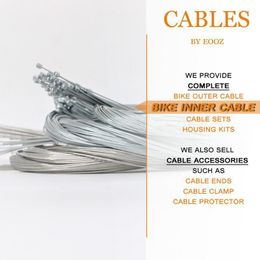 Frenos de bicicleta Cambios de freno Juegos de grupos de carcasa de cable para manguera de línea de tubo de alambre de bicicleta de carretera de montaña