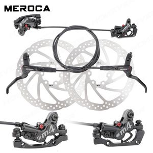 Frenos de bicicleta MEROCA M4 bicicleta Mtb freno disco hidráulico 160mm Rotor MTB aceite 4 piezas de pistón ciclismo 230614